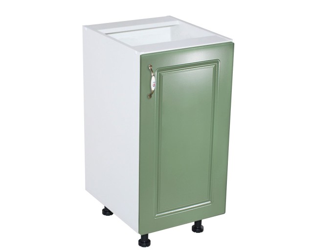 Corp inferior 40 cu 1 usa Zebra MDF verde dreptunghi